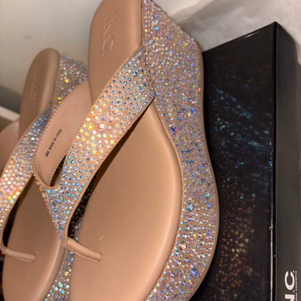 INC International Concepts Women's Sparkling Sandals